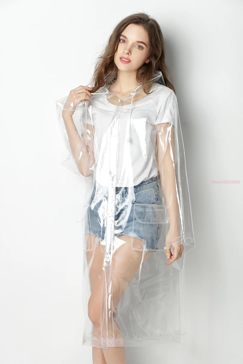 Super Transparent Raincoat for - Mens Fashion Poncho 评论和价格