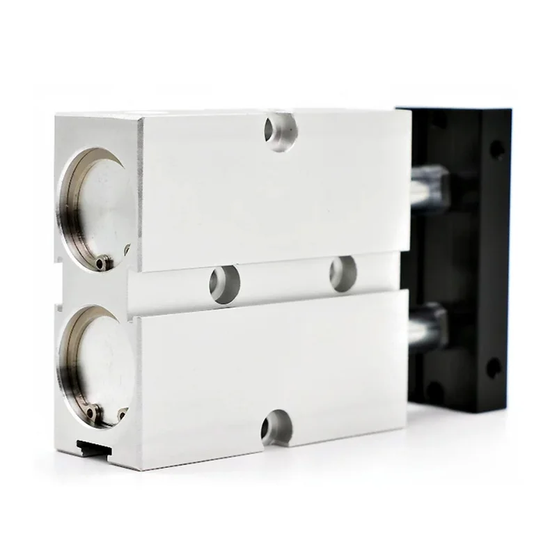 TN Dual Axis Double Rod Air Pneumatic Cylinder TN10 16 20 25 32mm Stroke 10-200mm Double Acting Aluminum Alloy Piston Magnetic