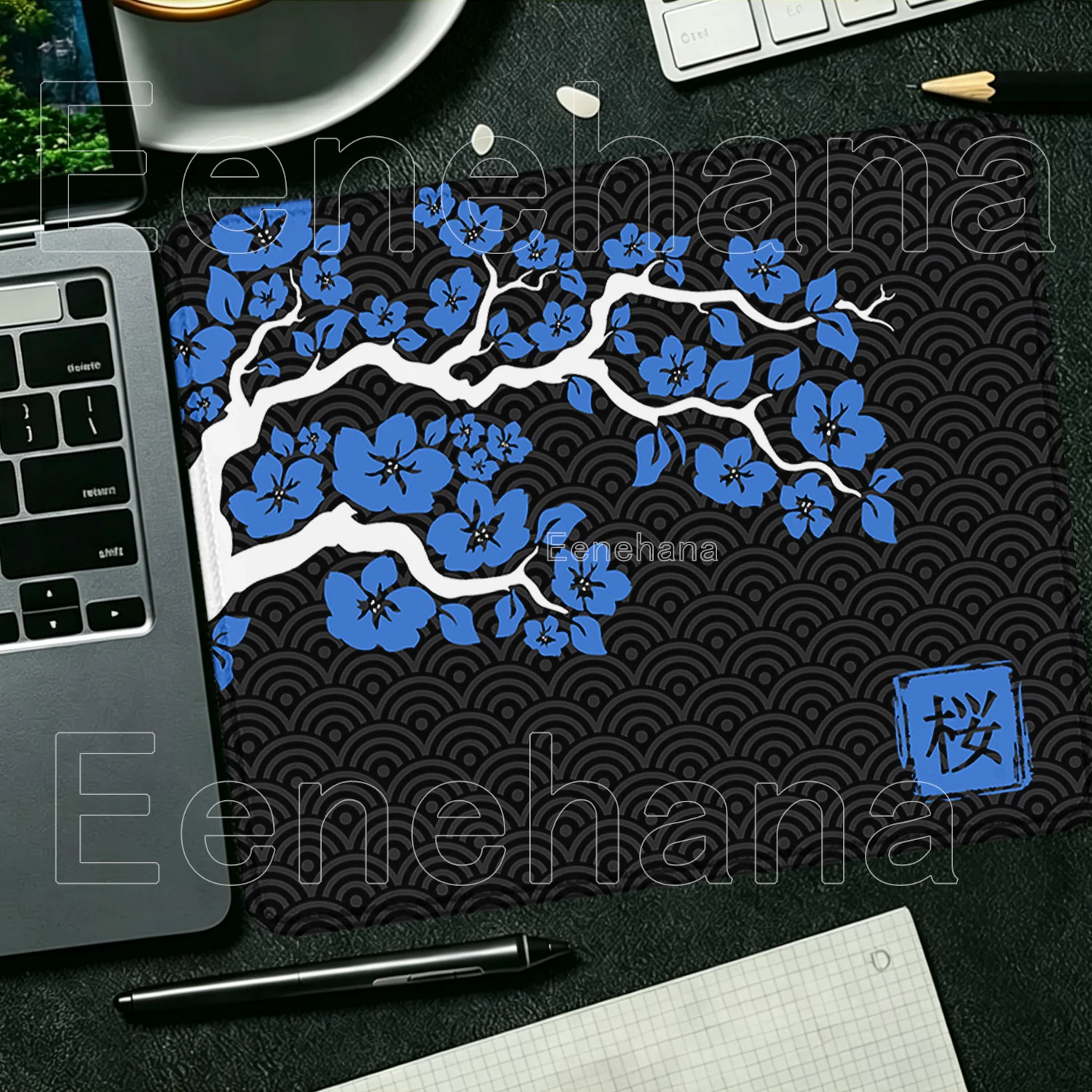 HD Printing Mousepad Japan Cherry Blossom Game Small Size Computer Sakura Keyboard Office Mouse Pad 400x450mm Non-slip Desk Mat