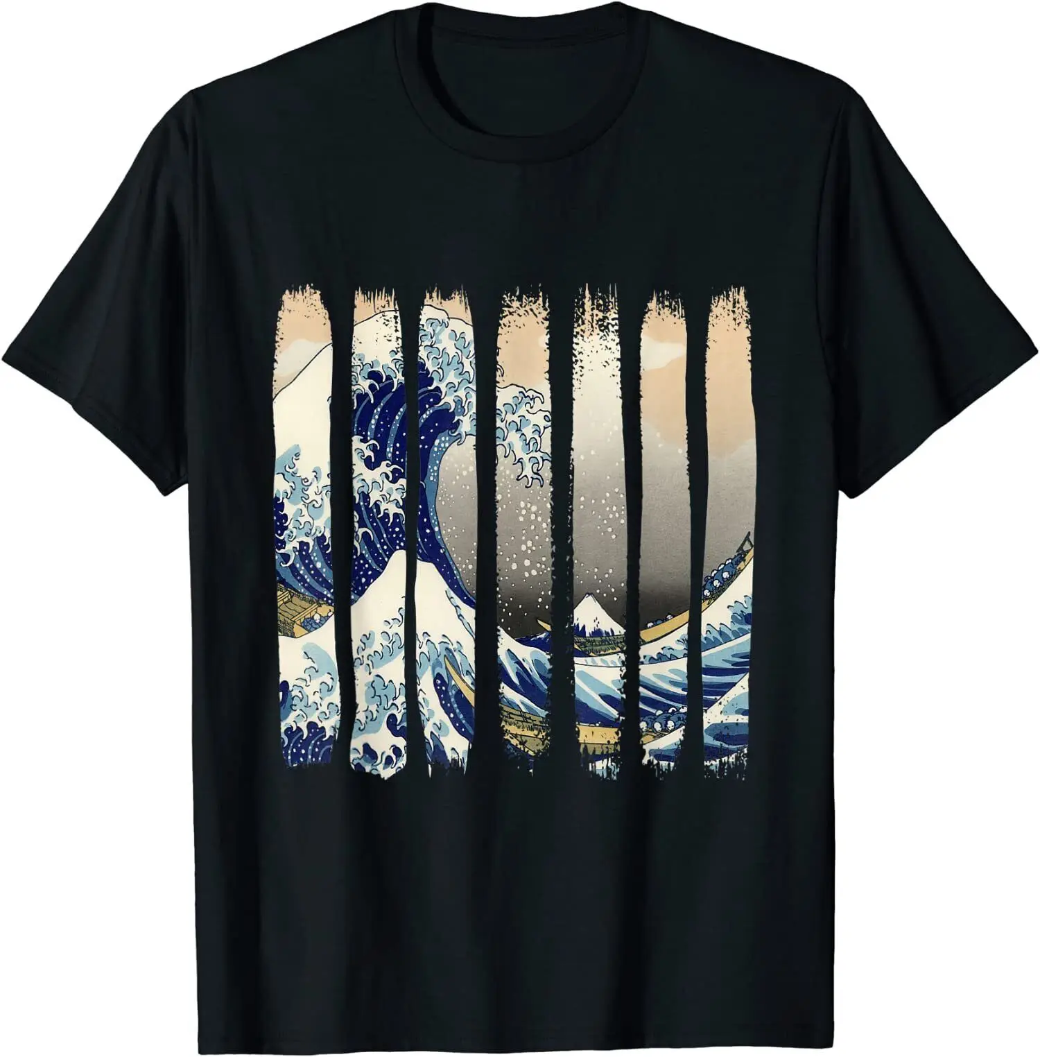 NEW LIMITED Edo Japan Hokusai Great Wave off Kanagawa Tsunami T Shirt S 3XL long or short sleeves