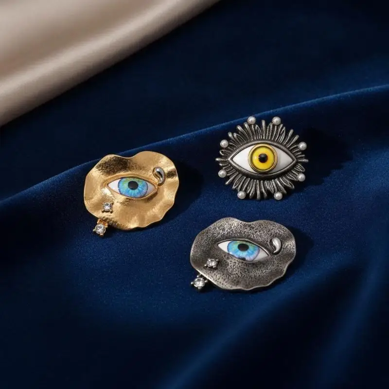 Vintage Metall-Dekoknöpfe mit Niedlichem Augen-Herz-Design für Kleidung, Nähen, DIY, Bekleidungsreparaturen, Handgemachte Geschenke für Liebende – Detail 11