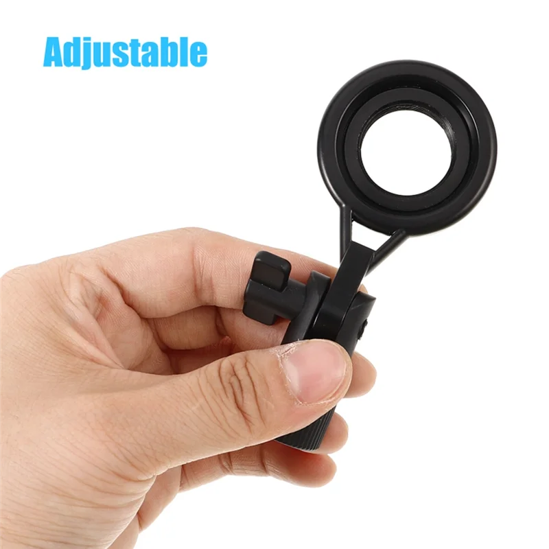 ABSQ-Microphone Shock Mount Bracket Mic Clip Metal Use Flexible Simple Angle Adjustment Suitable
