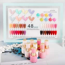 JR 8pcs 15ml gel nail polish set Including Red Pink Nude Gel Polish Kit UV LED Soak Off Polish Home DIY gifts for girl