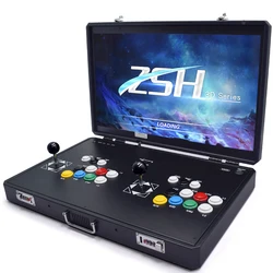 24 Inch LCD Pandora BOX ZSH 23000 IN 1 Arcade Machine Double Joystick 8 Button Design PCB Board Retro Arcade Console