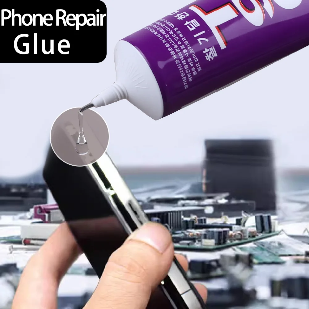 Cola transparente t9000, 2 peças, 15/50ml, relógio de celular, reparo de joias, adesivo de contato, à prova d'água, couro, tecido têxtil, selante