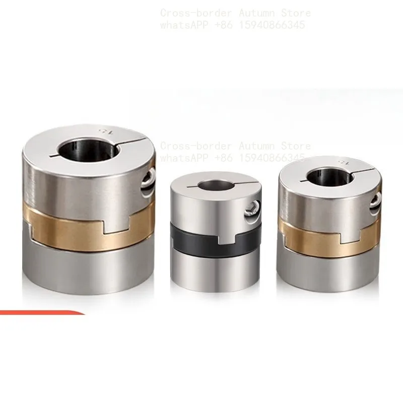 Coupling, Stainless Steel Cross Slider High Precision Servo Motor Screw Coupling High Torque