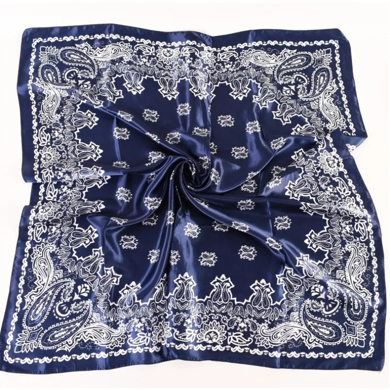 New Fashion 90 Color Dingcashew Flower Large Square Scarf Silk Scarf Wholesale Paisley Scarf