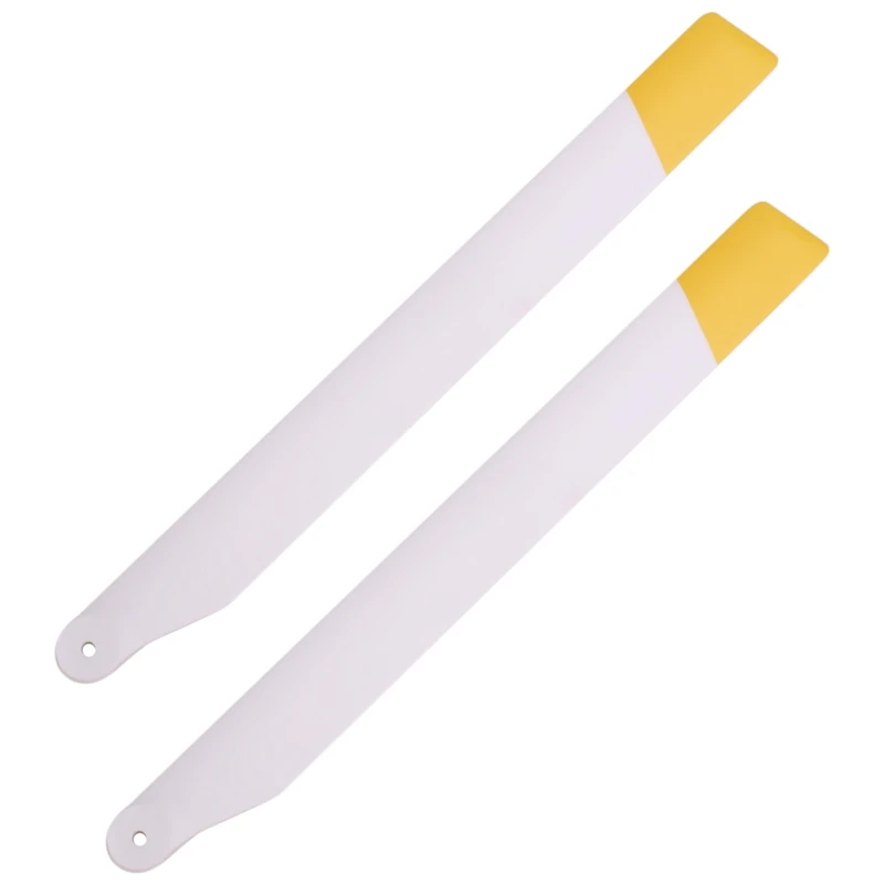 1Pair RC Toy Helicopter Upgrade C138 Rotor Wing Set for RC ERA C138 Bell 206 1:33 RC Toy Helicopter Parts Yellow White