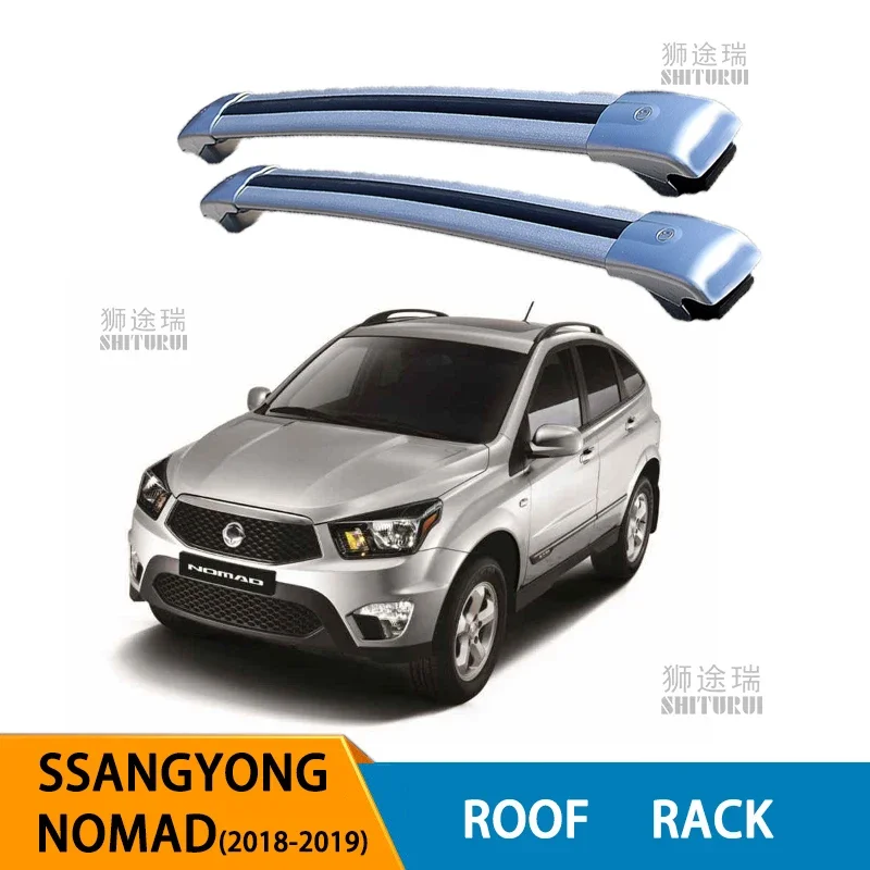 Ssangyong Nomad- Kazakhstan 2018-2019 suv Aluminum Alloy Side Bars Cross Rails Roof Rack Luggage