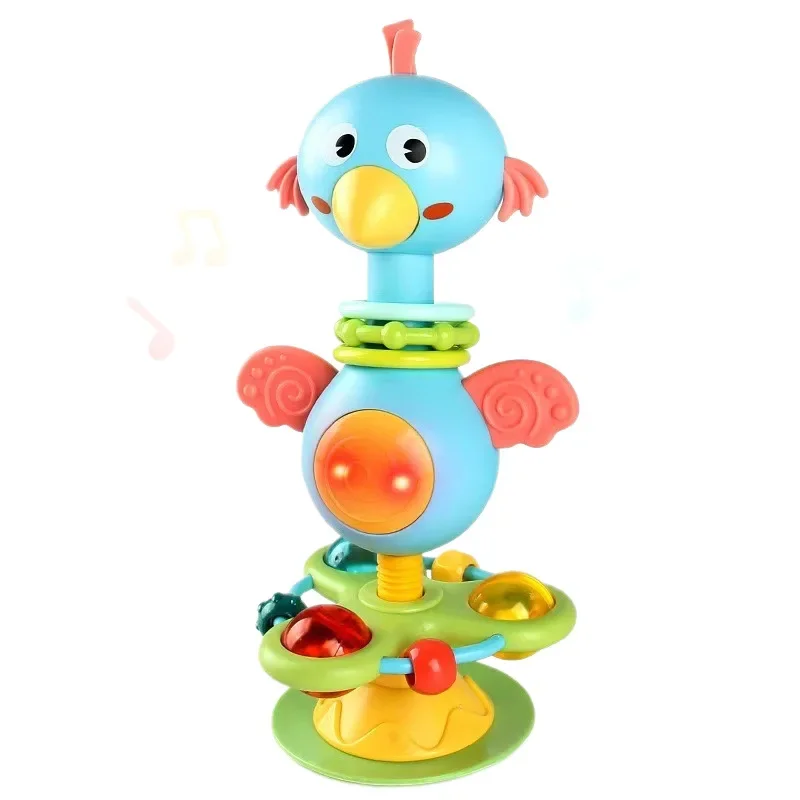 赤ちゃん漫画なだめるガラガラおもちゃ楽しい効果音子供の歌ベビーダイニングテーブル吸盤教育早期教育おもちゃ