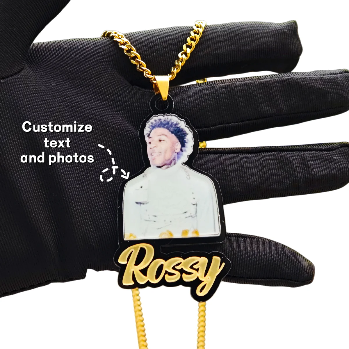 

Customized Acrylic Photo Necklace Cartoon Character Necklace Personalized Photo Necklace Custom Text Necklace Commemorative Gift
