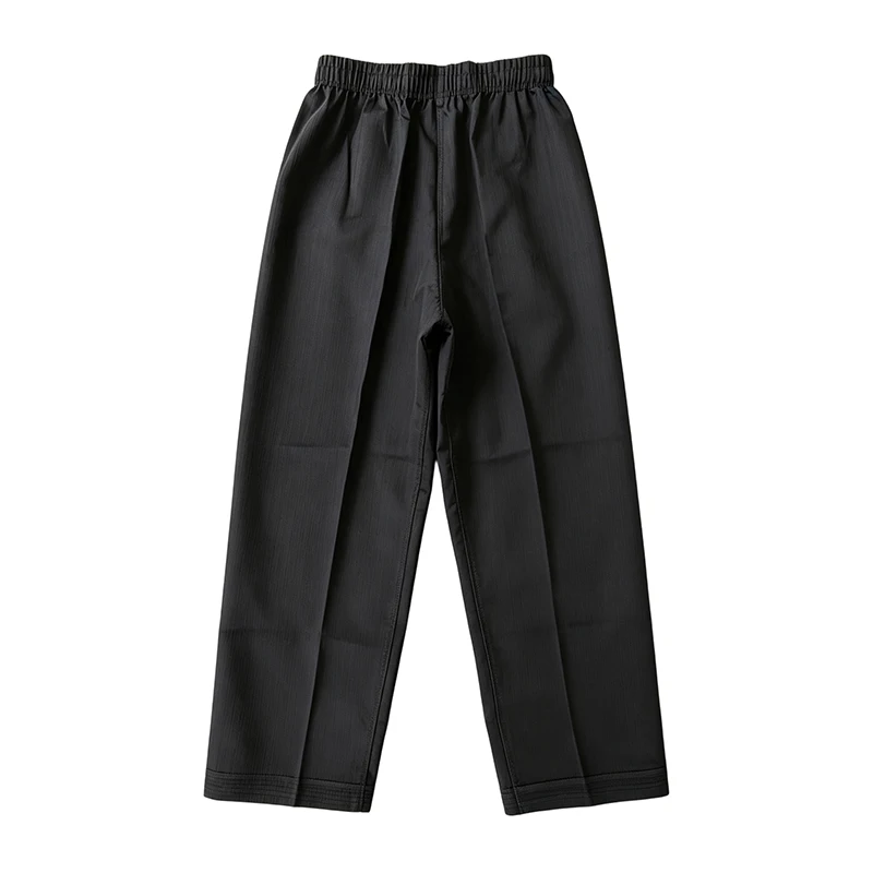 Taekwondo Poomsae Black Pants for Instructors Students Martial Arts Dobok Bottom Trousers for Karate TKD Poomsae Form Training