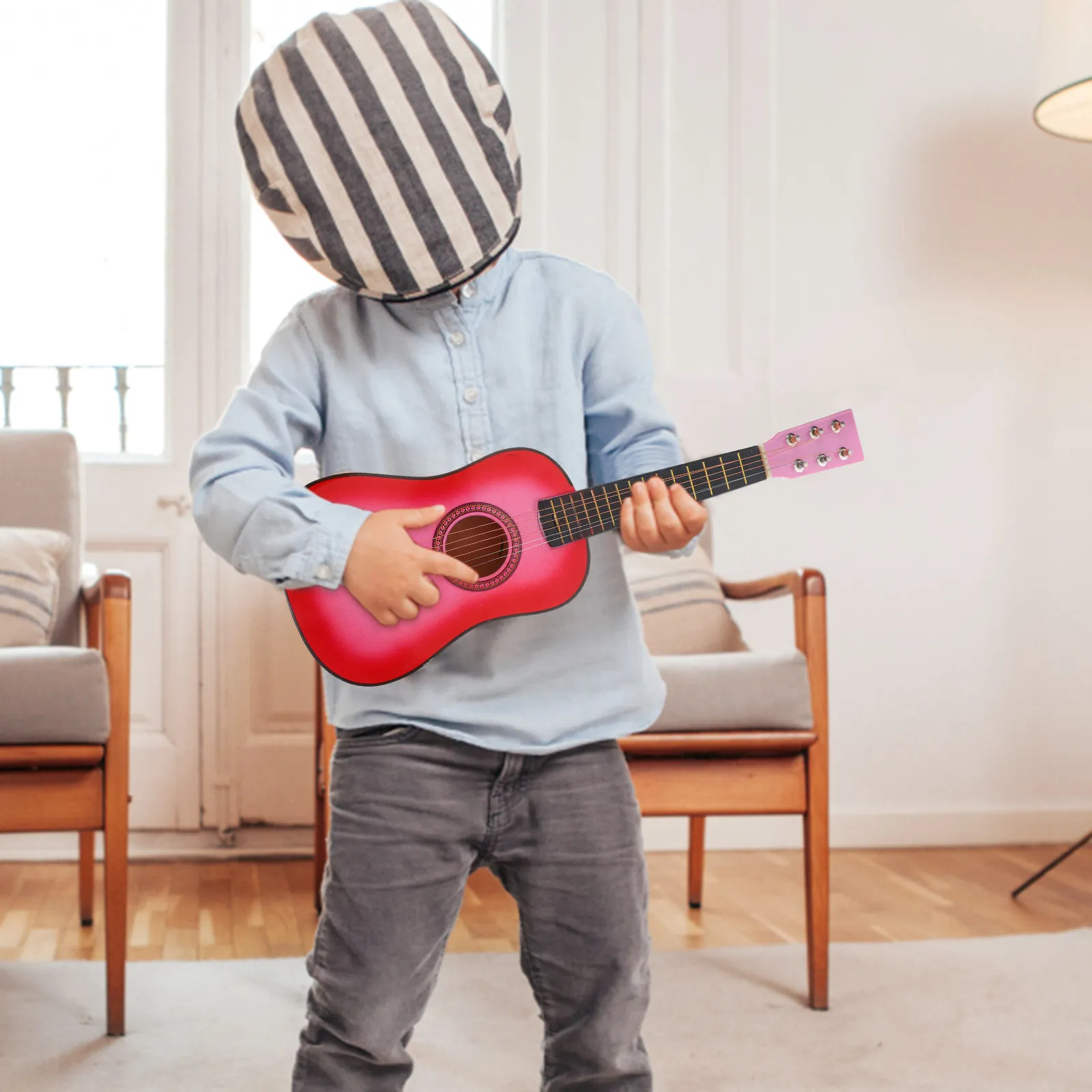 23-inch-wooden-guitar-for-children-small-guitar-for-kids-beginner-practice-instrument-home-decor-ornament-coffee-color-musical