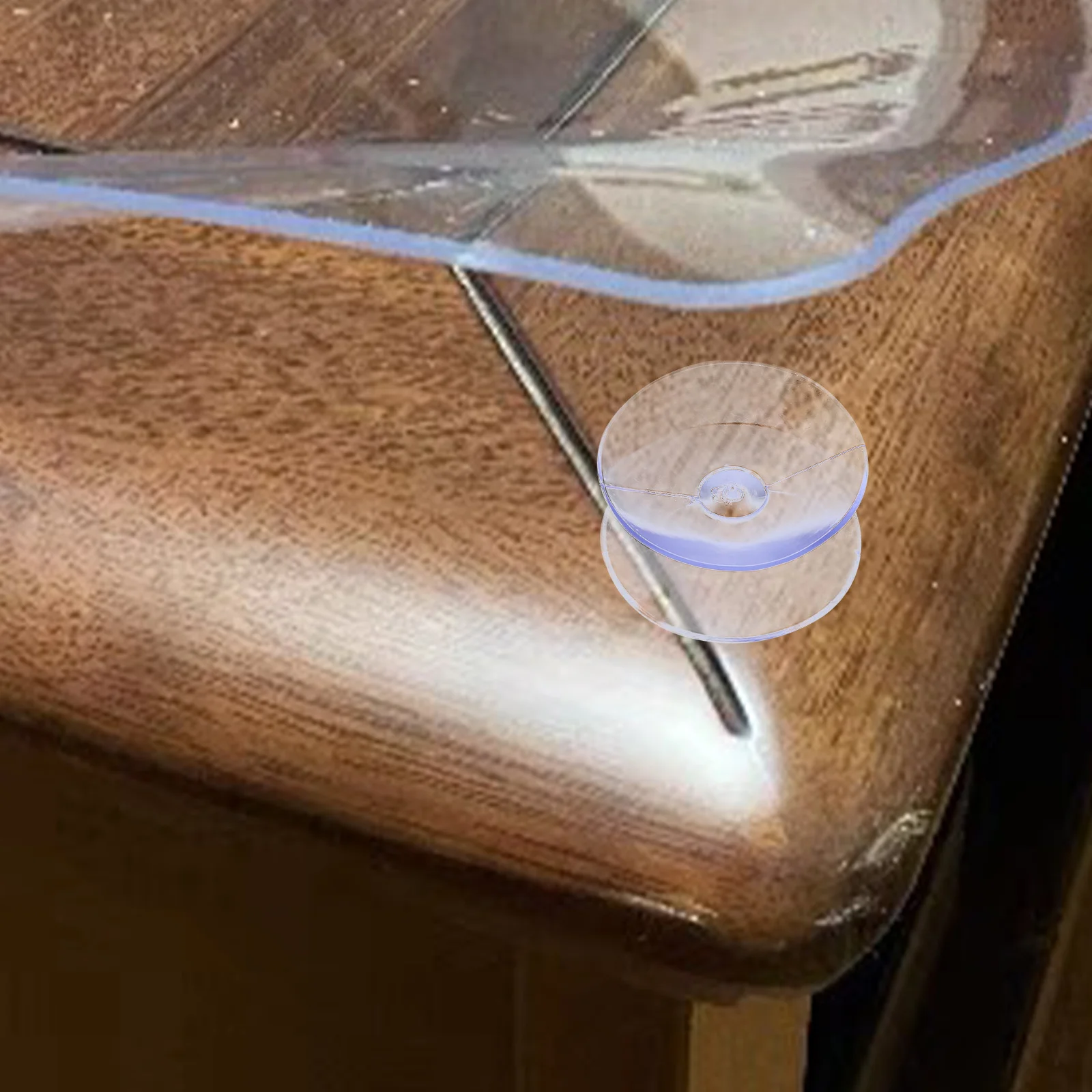 

100Pcs Double-Sided Suction Cup Hooks Small Strong Load-Bearing Sucker Hangers for Glass Window Mirror Bathroom Office Organizer