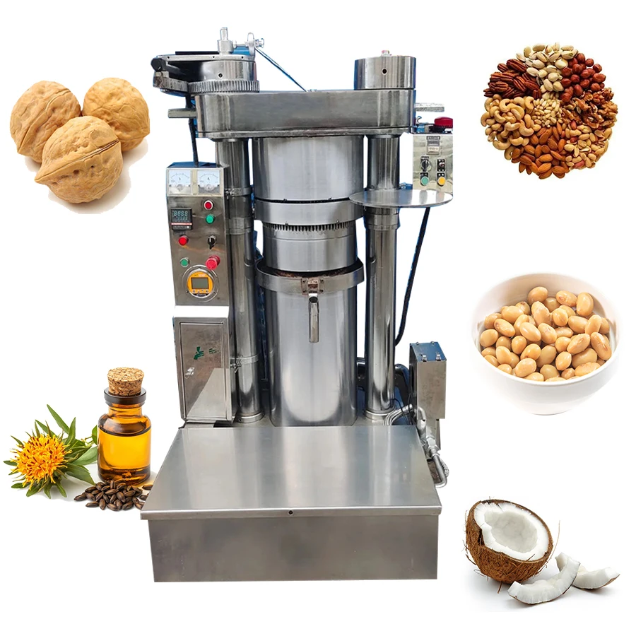 Máquina de prensado de aguacate Industrial de fabricación china, Extractor de aceite de avellanas y coco virgen prensado en frío para prensado de aceite de oliva y soja