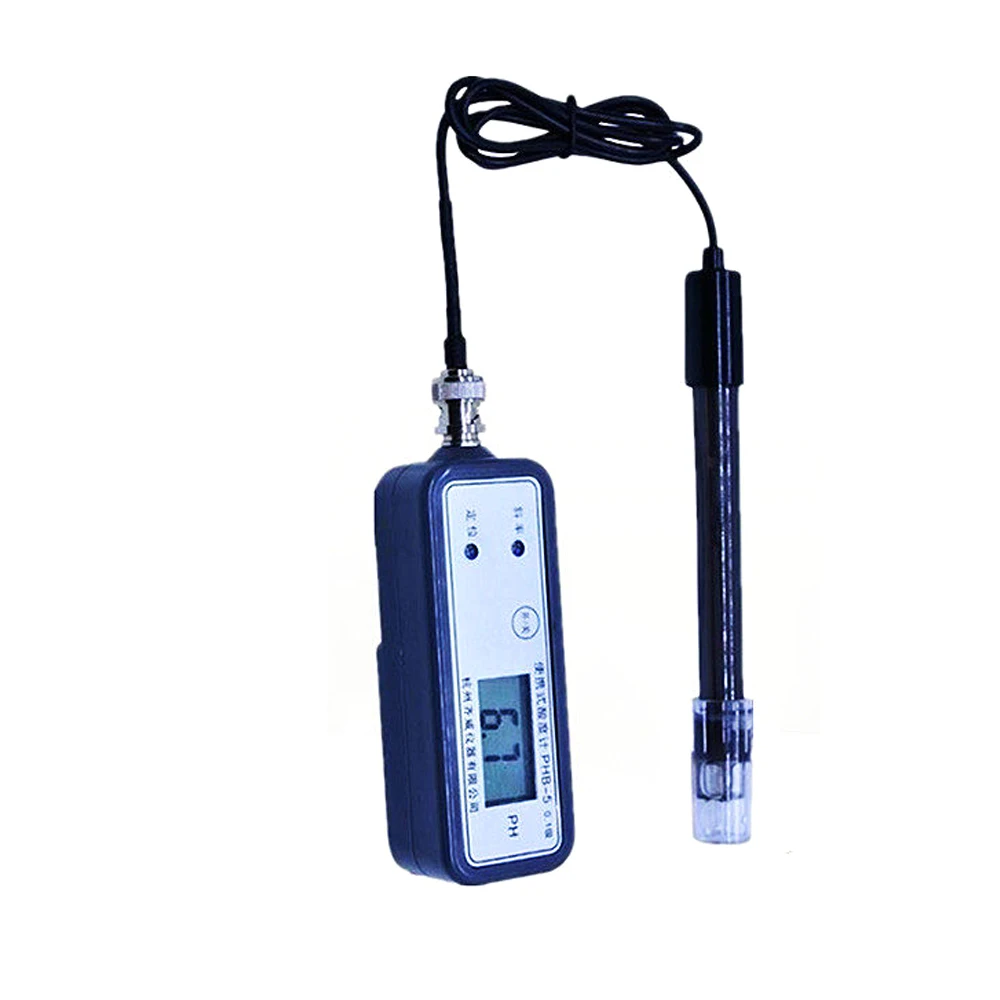 PHB-5 High Precision Handheld PH Meter, Lab Portable Acidity & Alkalinity Tester Pen