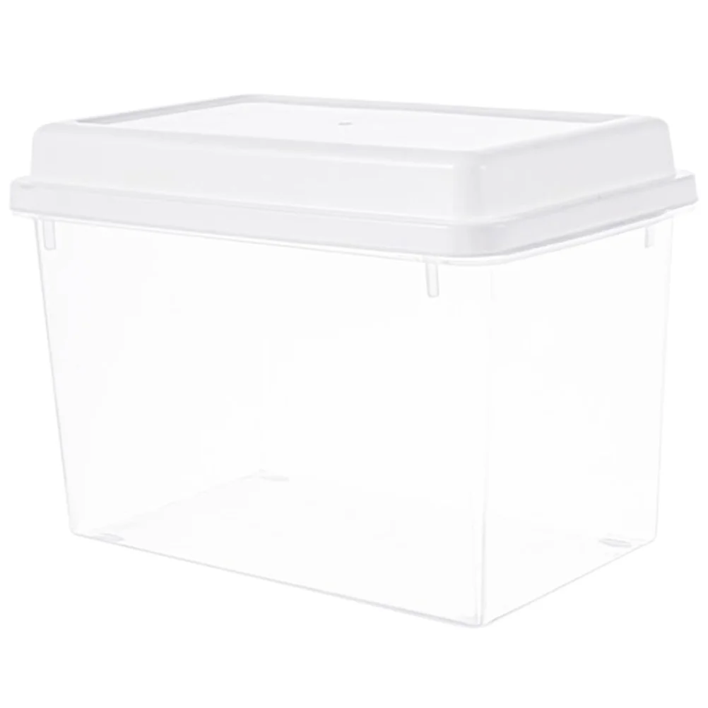 

Airtight Kitchen Storage Food Grade Container Transparent Sealed Holder For Fruits Snacks Leakproof Grain Box Refrigerator