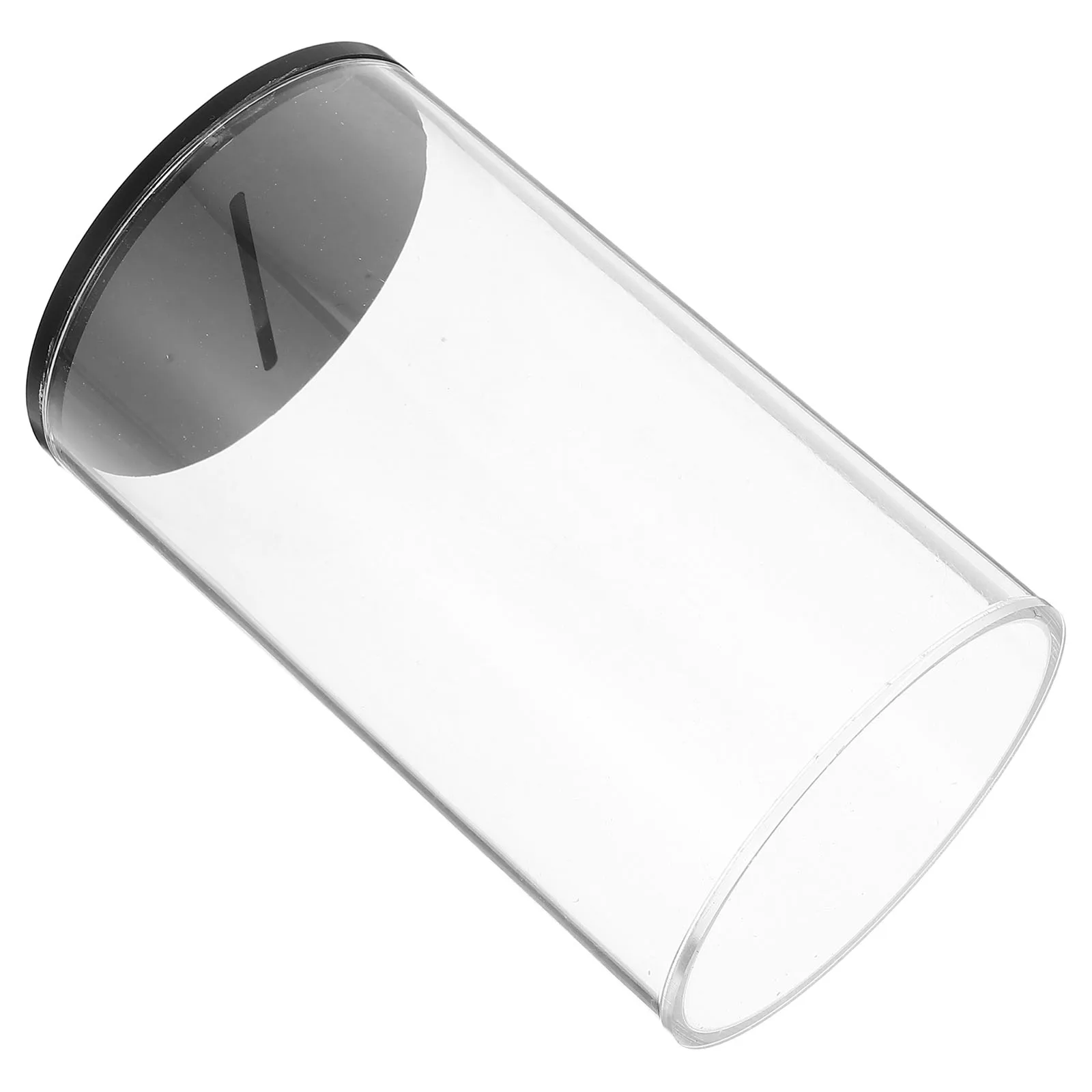 

Clear Acrylic Tip Box Bartender Transparent Counter Container Capacity Cash Counting Jars Storage Reusable Change Organizing