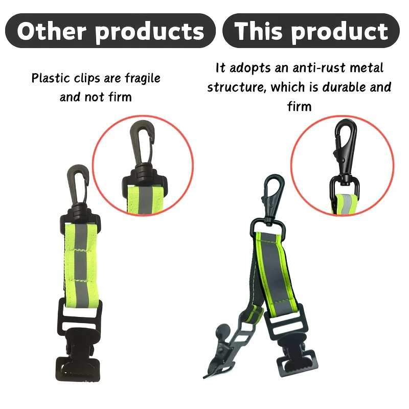 for Storing Gloves, Masks1PC Portable Glove Clip | Durable Metal Tooth Design, Single or Double Clip Options - Ideal Tool