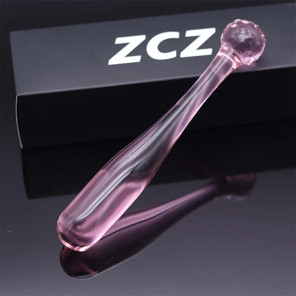 Anus Dilator Glass Dildo Crystal Anal Plug Men Anal Masturbation Tool Butt Plug Toy Female Vaginal Masturbator Glass Penis