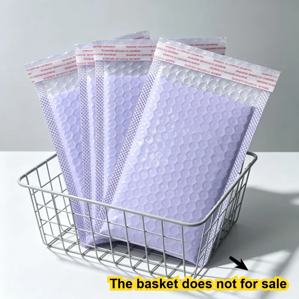 5 Pieces 13x20cm Mailers Padded Envelopes Self‑Seal Waterproof Bubble Bags for Small Cards Jewelry Gift Shipping Packaging