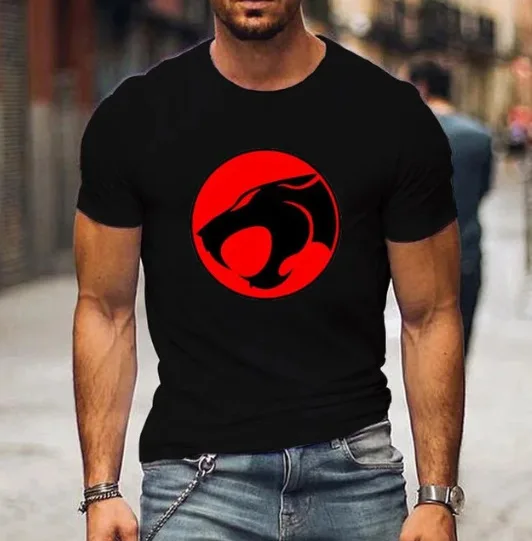

Unisex Cartoon Anime Thundercats T-shirt Men's and Girls' Fashion 3D Printed T-shirt Original T-shirt 2025