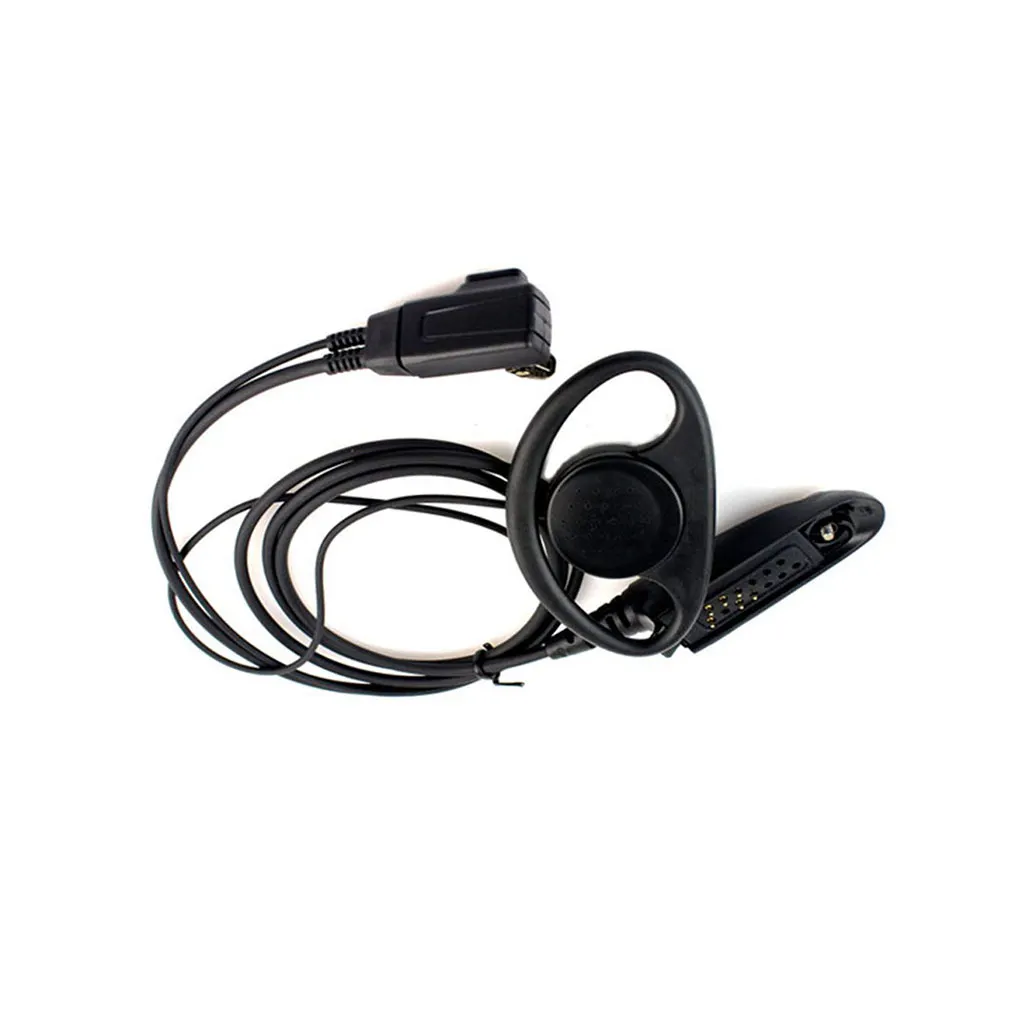 D-Shape Earpiece Earphone Headset for Two Way Radio Motorola GP328 GP320 GP340