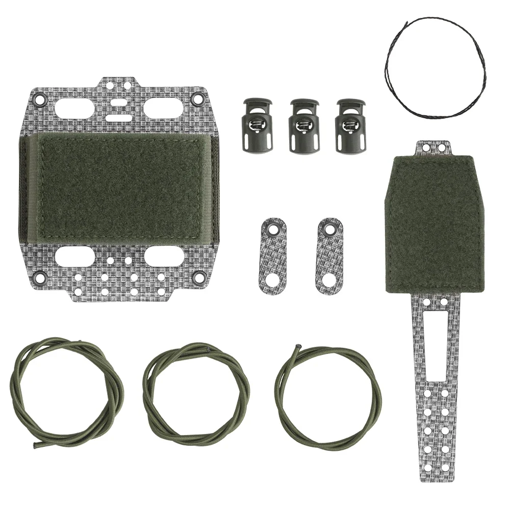 Taktyczny system zatrzymywania pojemników na baterie PVS31 NVG Pokrowiec na kask Rama karbonowa FERRO STYLE