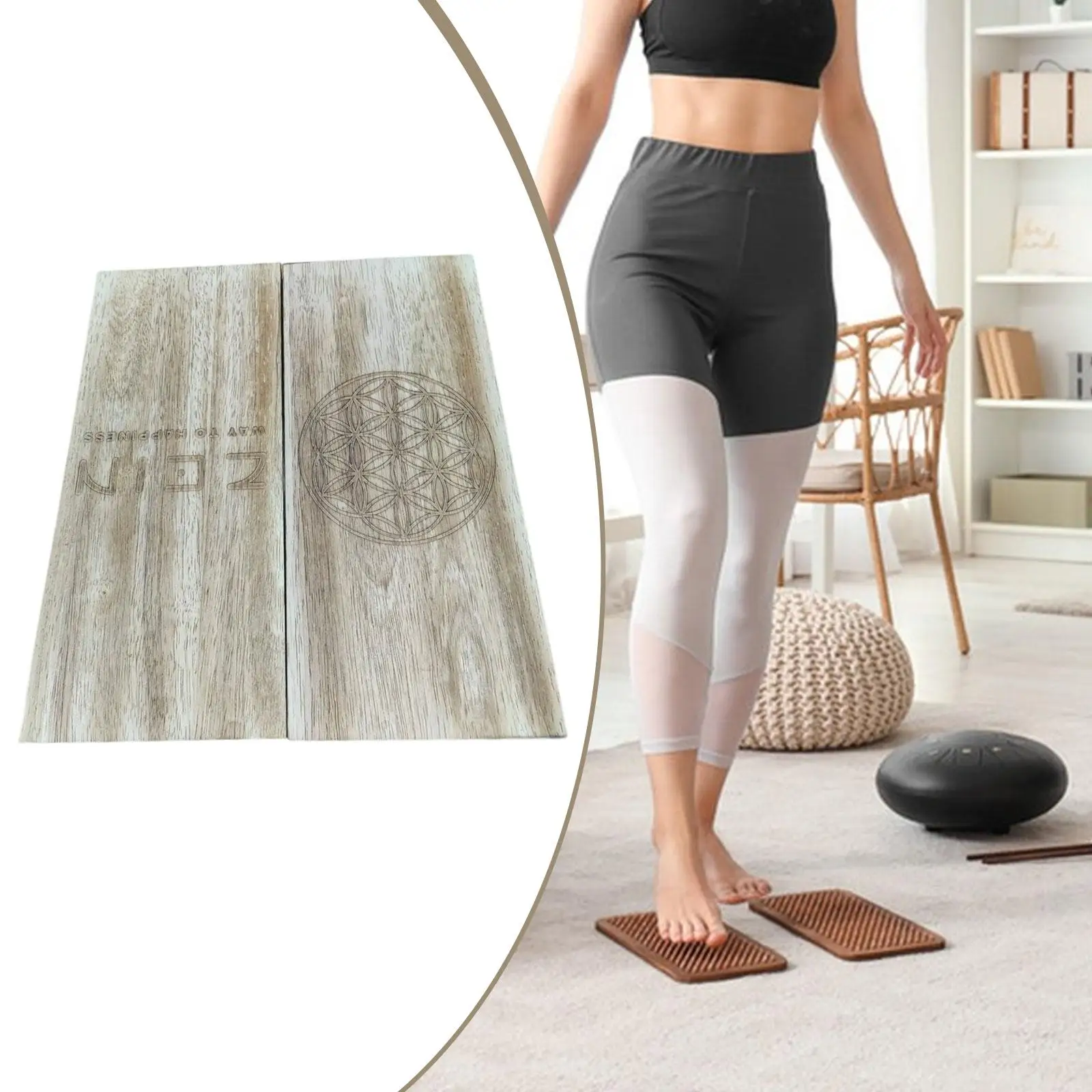 

Доски Sadhu, деревянные офисные доски для медитации, путешествий, релаксации, домашнего тренажерного зала, портативные массажные деревянные доски для йоги, массажеры для ног для занятий йогой