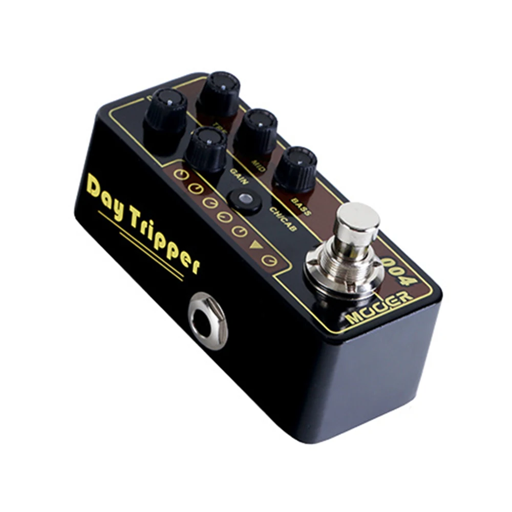 MOOER 004 Day Tripper Guitar Digital Preamp Effect Pedal 60's UK Twang Micro Pre-amp True Bypass Pedal Guitar Parts Accessories