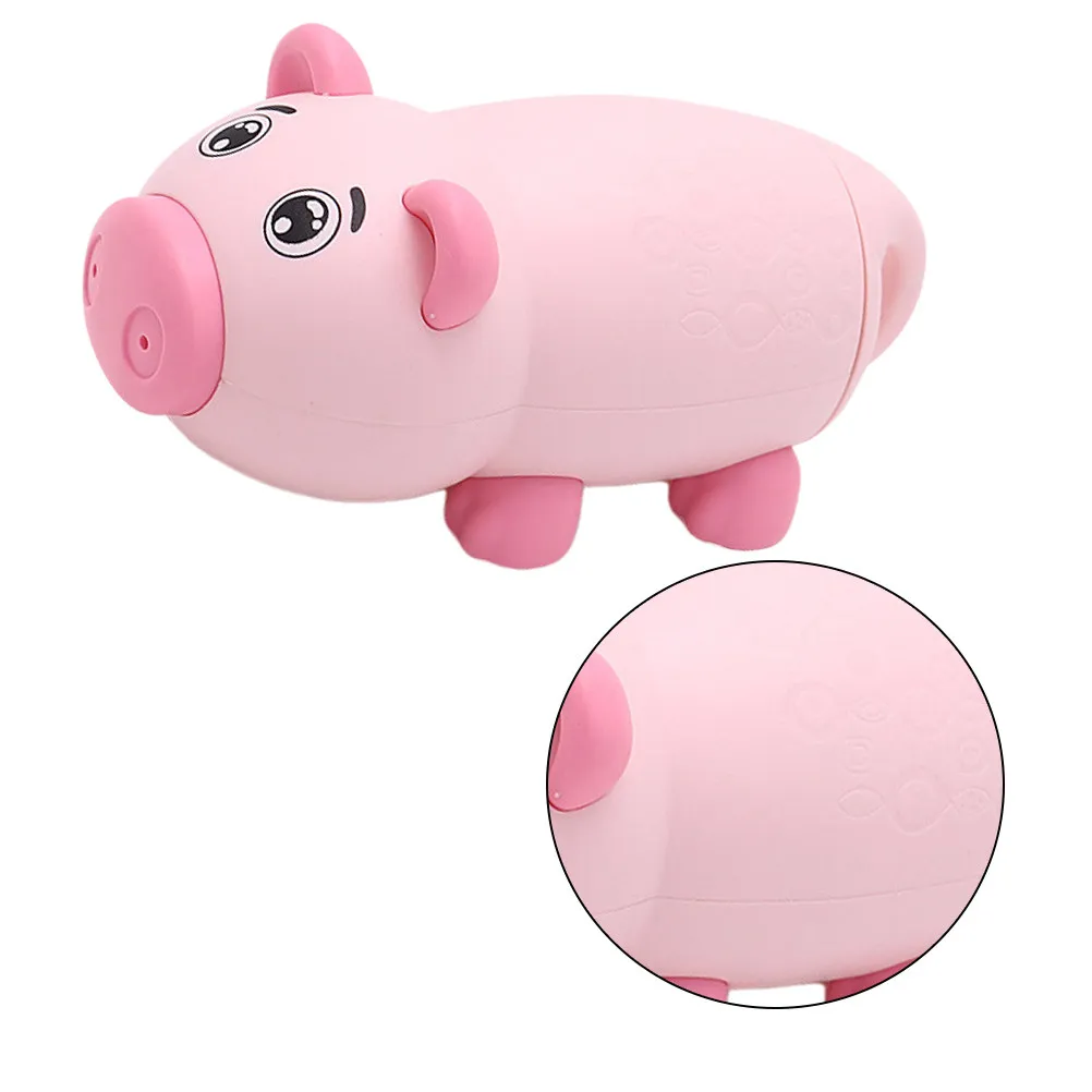 

Розовый водный пистолет в форме поросенка, детский водный бластер, мультяшная форма, для летних вечеринок у бассейна, аксессуары для детских игр, интерактивный