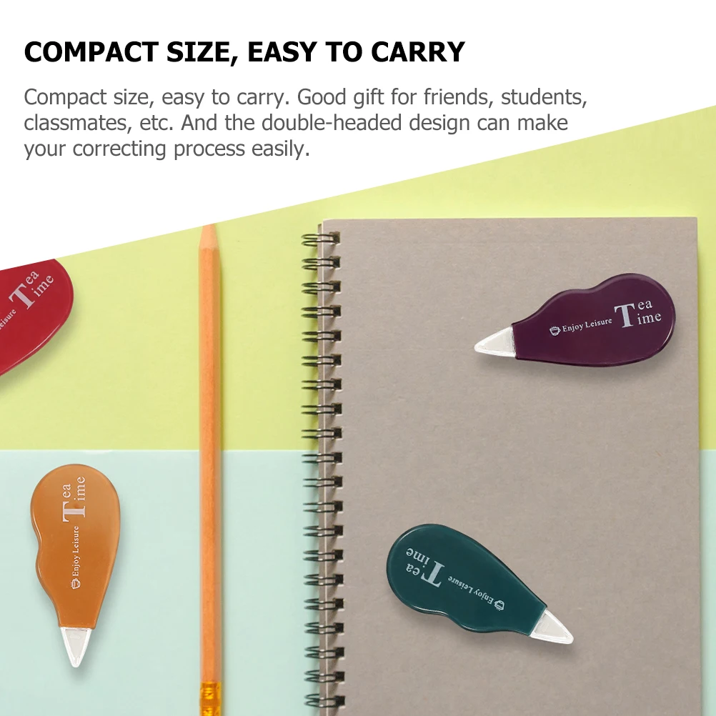 

12Pcs White Out Tape Correction Tape Set Convenient Correction Tape For Students Classmates