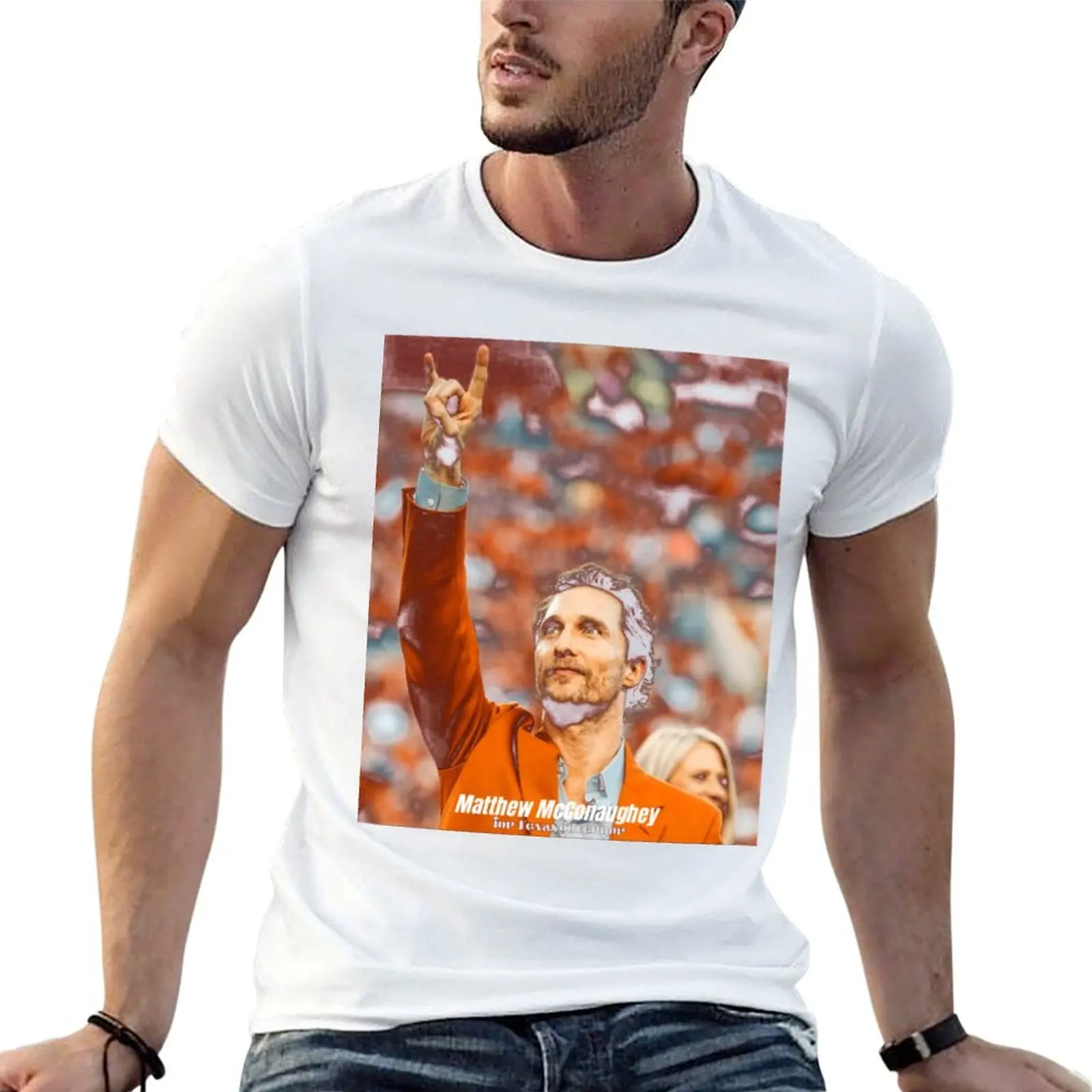 

Matthew McConaughey For Texas Goernor T-Shirt man t shirts for men casual cotton t shirt man T-Shirt