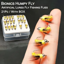 Señuelos de pesca con mosca para trucha y bagre: ninfas húmedas
