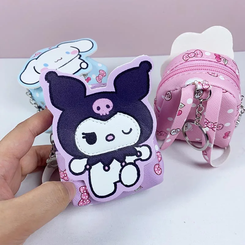 12pc /lot Sanrio Melody Kuromi matita Case Kitty scuolbag forma matita sacchetto carogne monete borsa di stazioneria Pouch materiale scolastico regalo