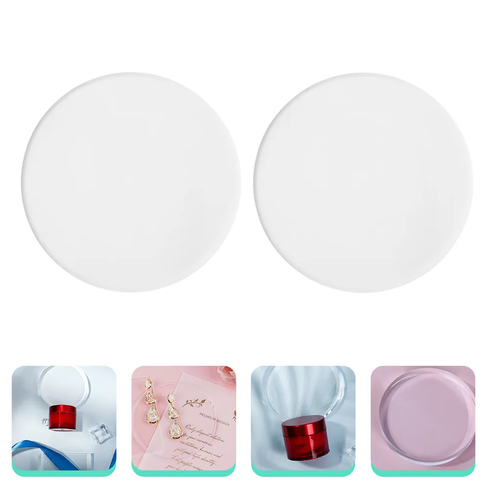 

2Pcs Acrylic Board Transparent Photography Prop Decorative Background for Jewelry Cosmetics Food Photo Studio Accessories