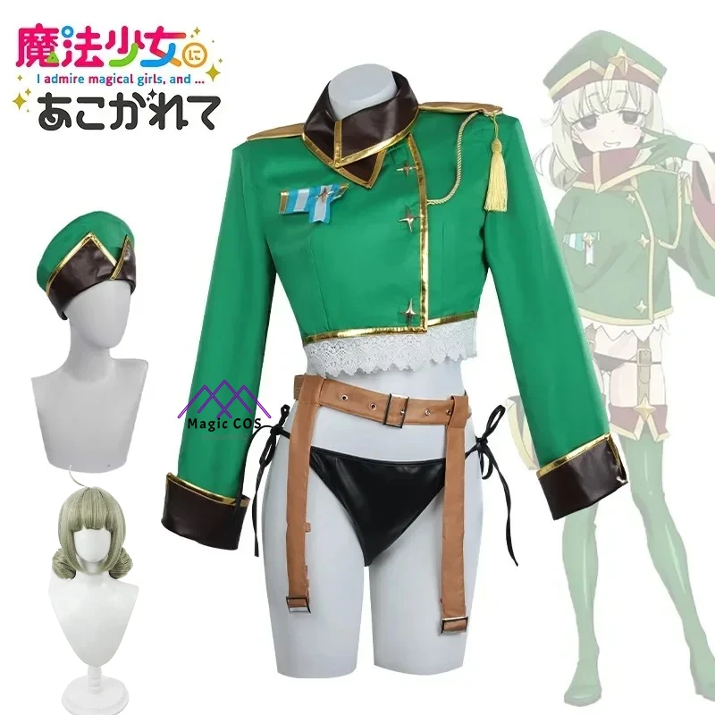 

Araga Kiwi Cosplay Anime Gushing Over Magical Girls Araga Kiwi Role Play Wig Combat Sexy Uniform Outfit Halloween Party Clothes