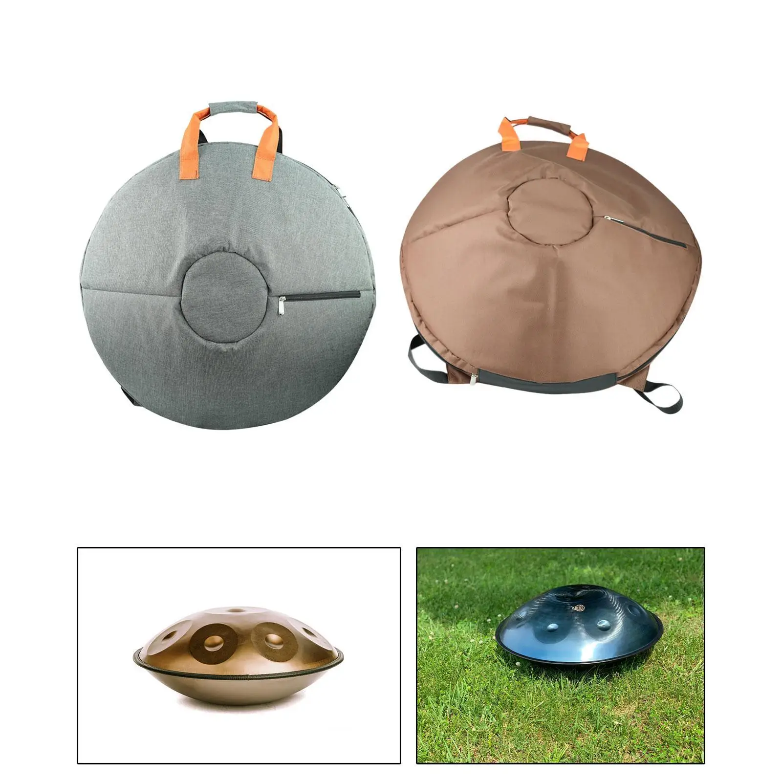 

Handpan Bag Protection Steel Tongues Drum Bag Musical Instruments Profesional with Handle Diameter 56cm Handpan Case Cover