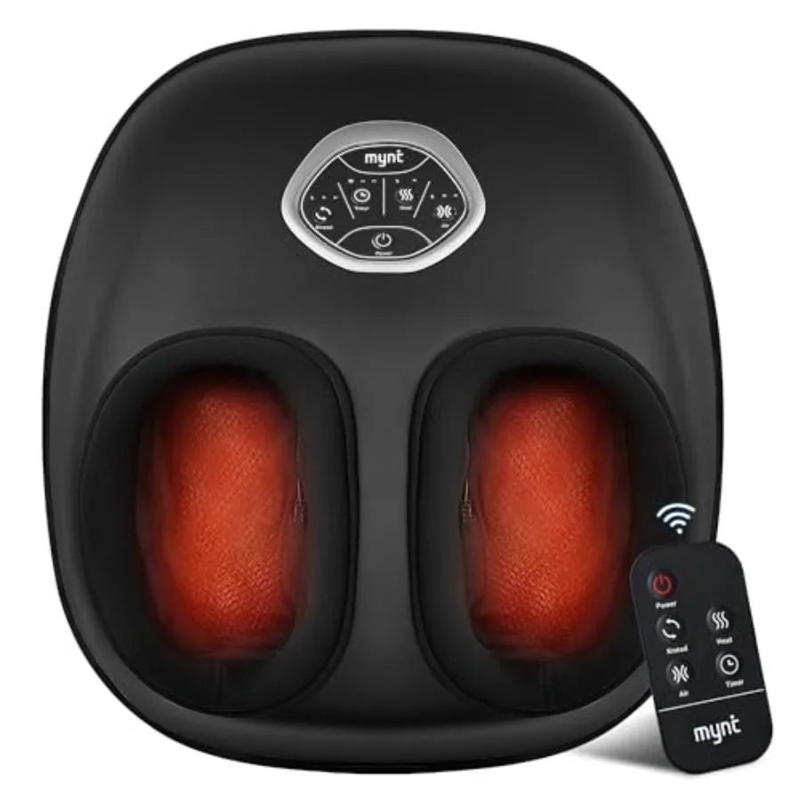 

Shiatsu Foot Massager with Heat [2026 Upgraded] Deep Kneading Electric Foot Massage Machine for Plantar Fasciitis Neuropathy wi