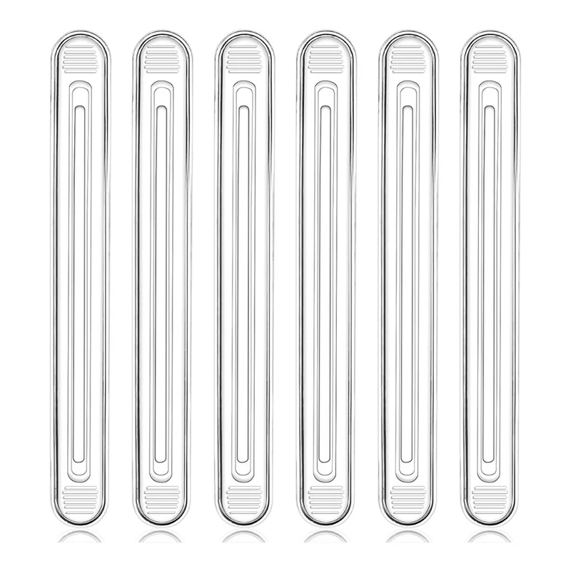 Ochraniacze na ścianę przed krzesłami z wysokiej jakości gumy, 6 sztuk przezroczystych silikonowych odbojników na meble, do drzwi szafek, szuflad, drzwi prysznicowych