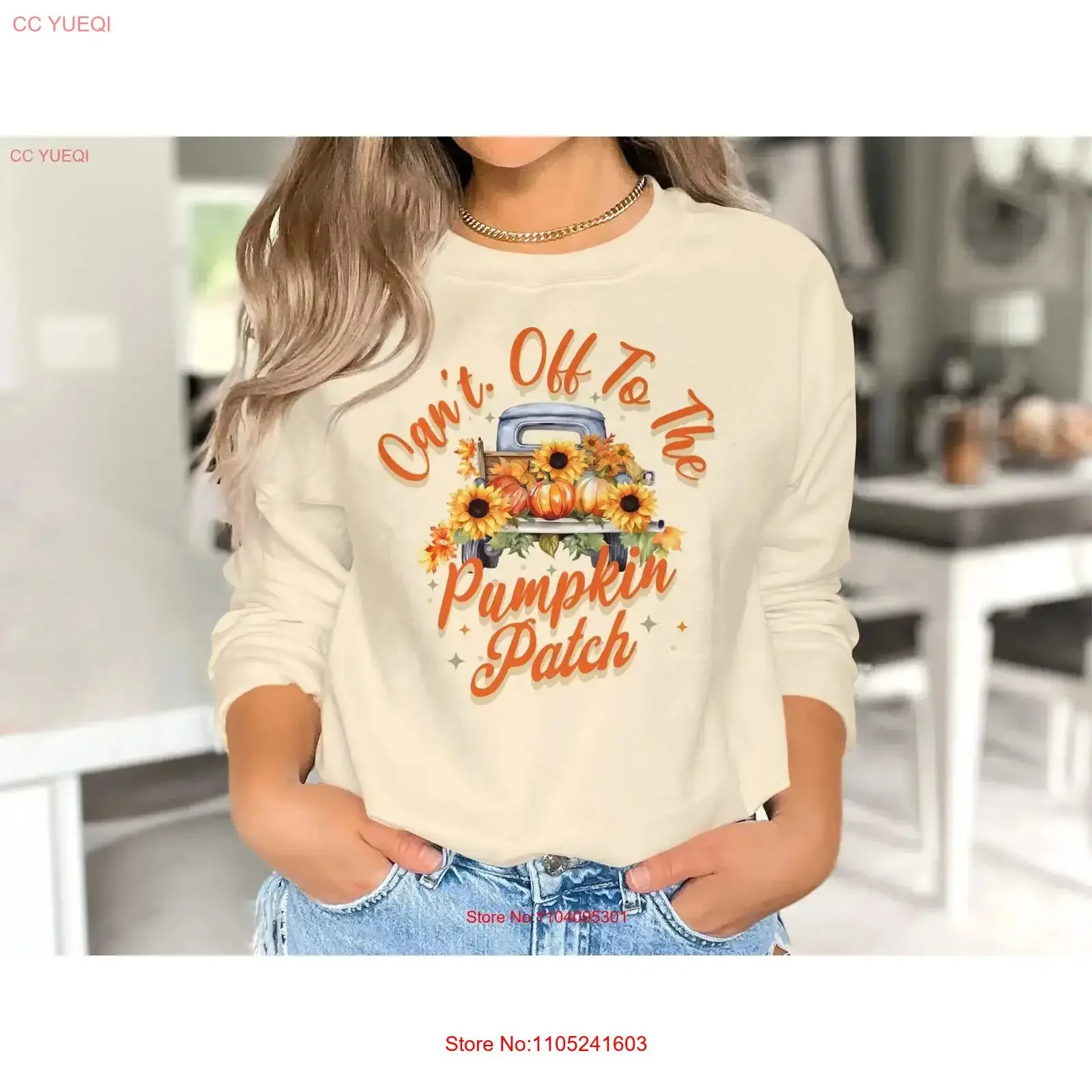 Can't Off To The Pumpkin Patch T Shirt Matching Family Plus Sizes Available Cute Fall Fun Picking vintage Washed Stylish