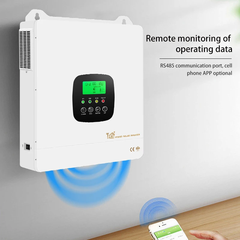 4.3Kw 6.2kw Dual Output Turn-off Grid-Connected Inverter 24v 48v Hybrid Solar Inverter Pure Sine Wave Solar Inverter with