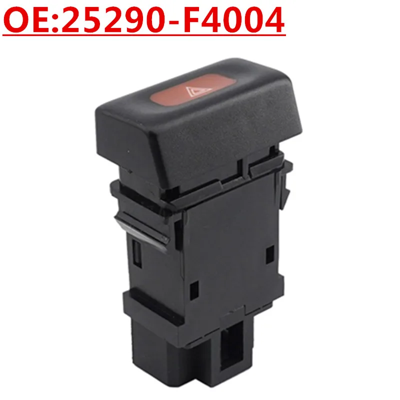 Interruptor de Luces de Emergencia 25290-F4004 25290F4100 25290F4300 para Nissan Sentra B14 Sunny 200SX 1994-2000, D21 Pickup 1994-1997