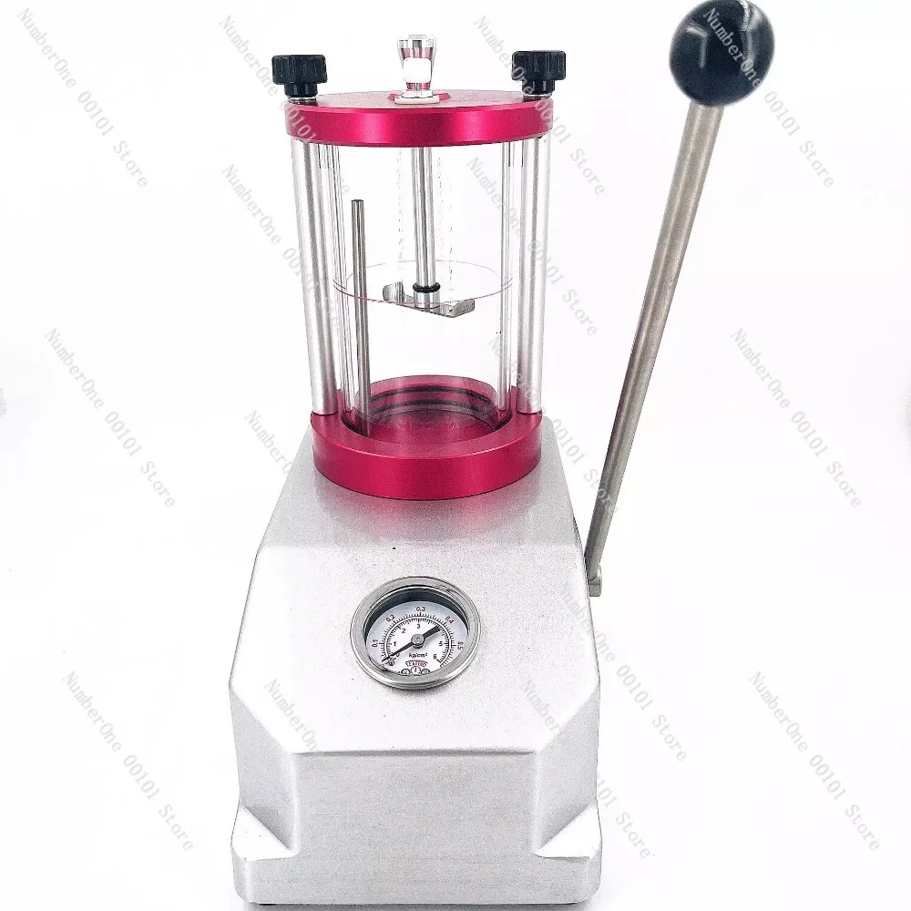 

Watch Repair Tool Silver Red Water Test Machine Test Watch Waterproof Manual Tamping Machine Watch and Clock Repair Tool