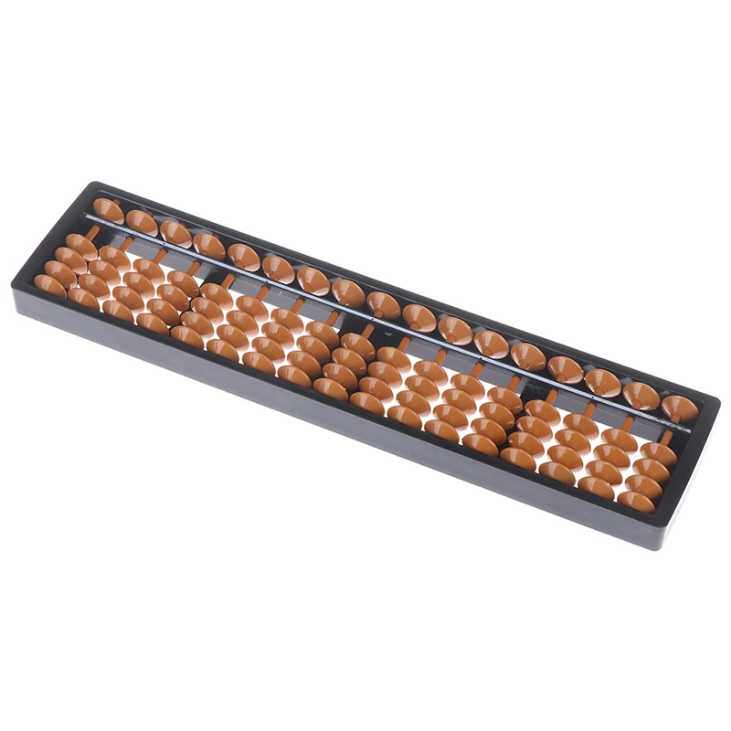 Chinese Traditional Arithmetic Toys Abacus 17 Digits Rods For Kids Standard Abacus Maths Calculating Tool Educational Toy