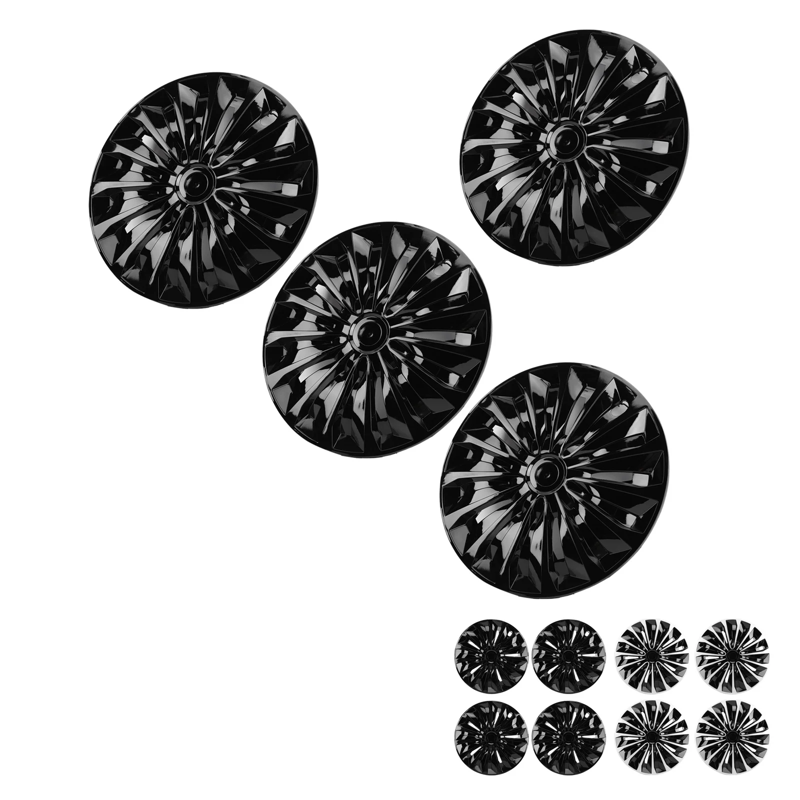 

Wheel Rim Cover Hub Hubcap Wheel Covers 14 Inch Clip On Mounting Stylish Design for R14 Car Tires