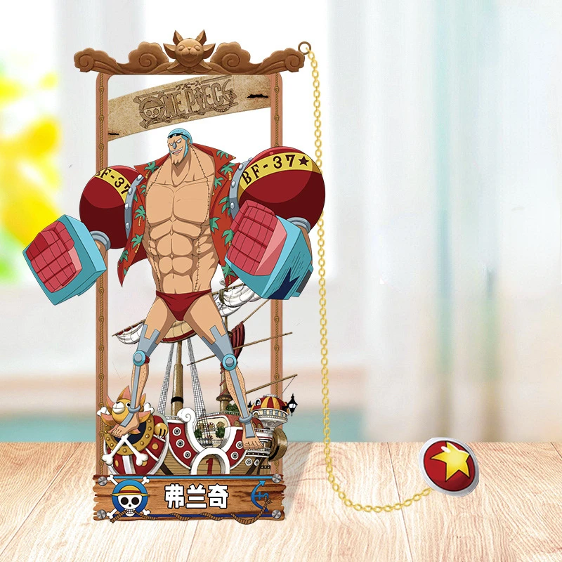 One Piece Metal Bookmarks with Cartoon Characters, Anime Accessories for True Fans