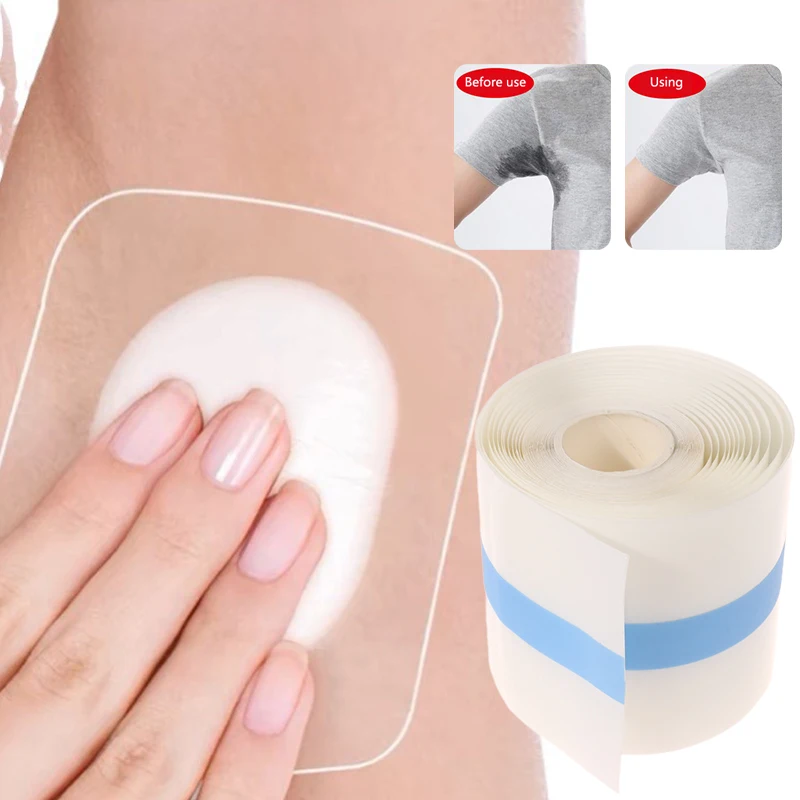 Tragbare 1 Rolle Einweg-Achsel schweiß polster absorbieren Achsel Anti trans pirant transparent halten trockene Aufkleber verhindern Deodorant