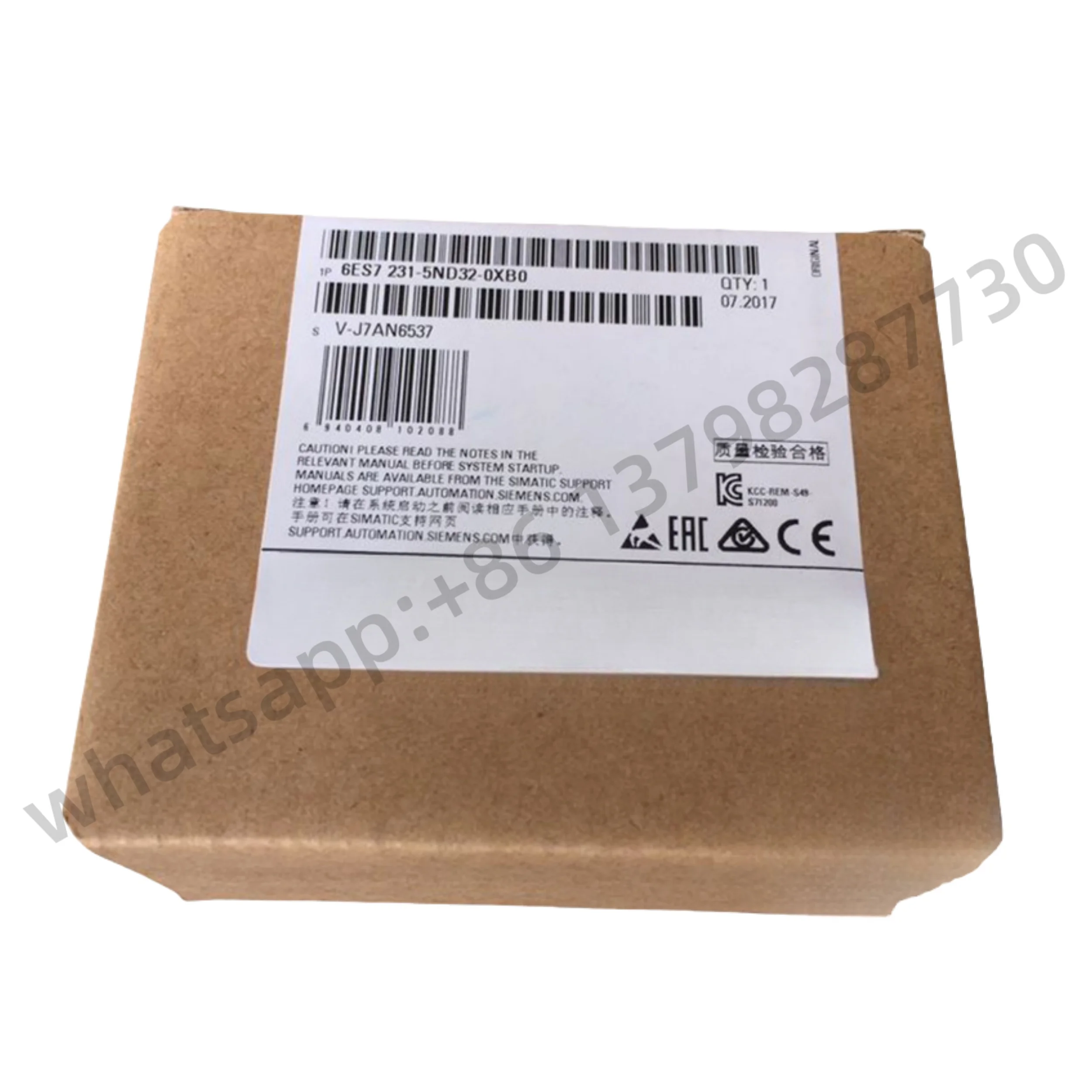 

Новый оригинальный 6ES7231-5QD32-0XB0 6ES7231-5QF32-0XB0