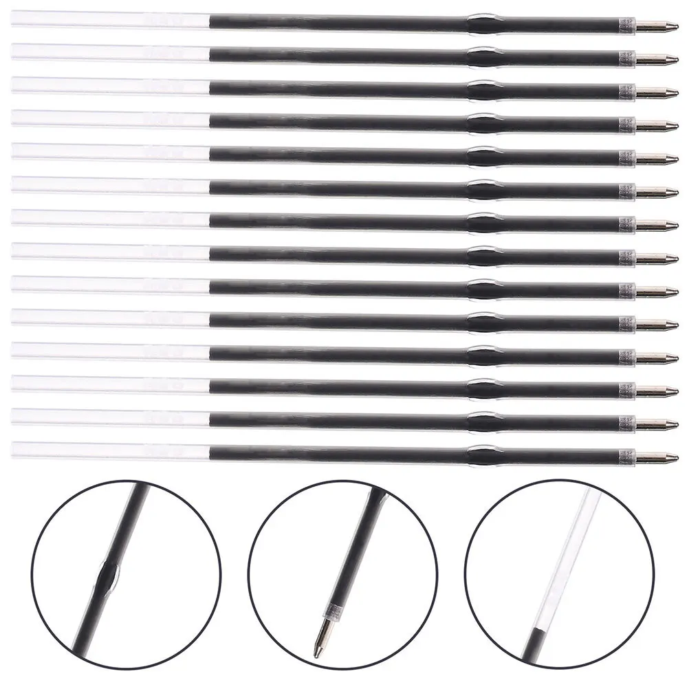 

200Pcs Quick-Drying Ballpoint Pen Refills 0.7mm Fine Tip Smooth Ink Refill Replacement for Refills for Pens